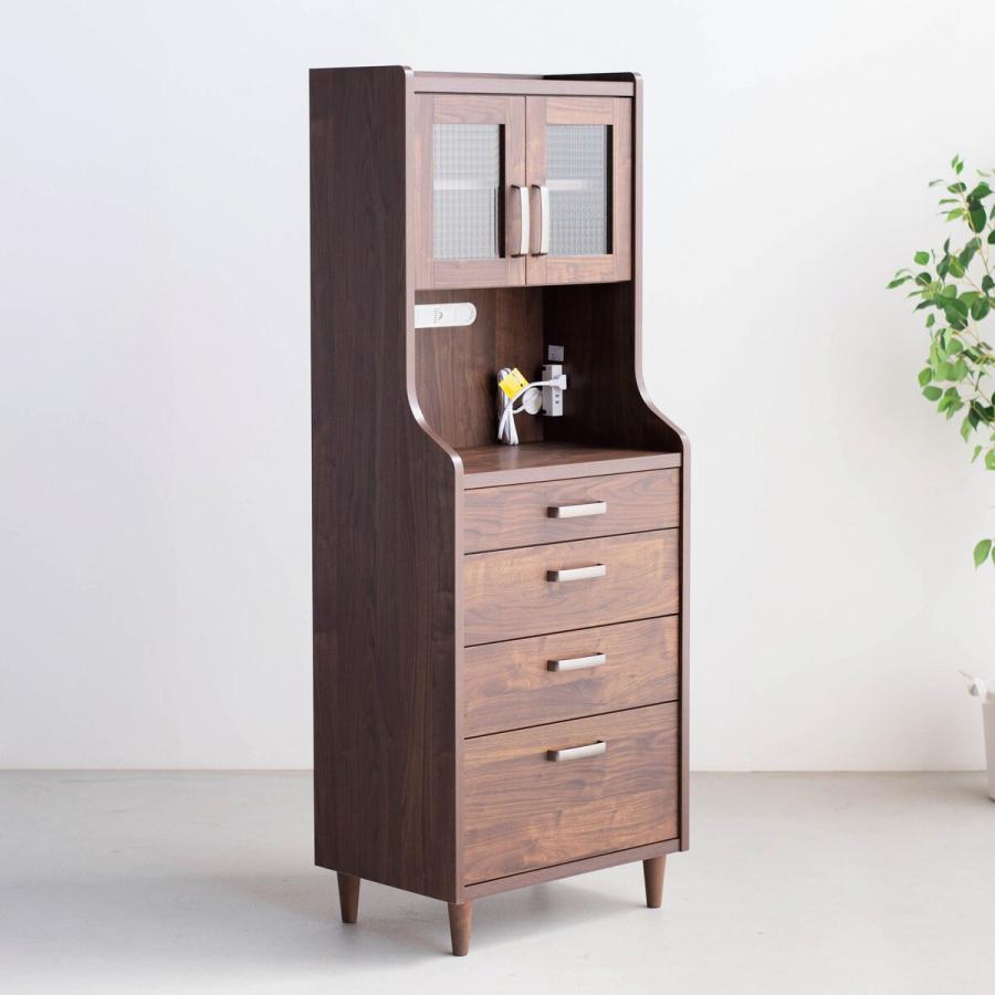 ニトリ（NITORI） ハイキャビネットチェストボード(YS01K 60DBR