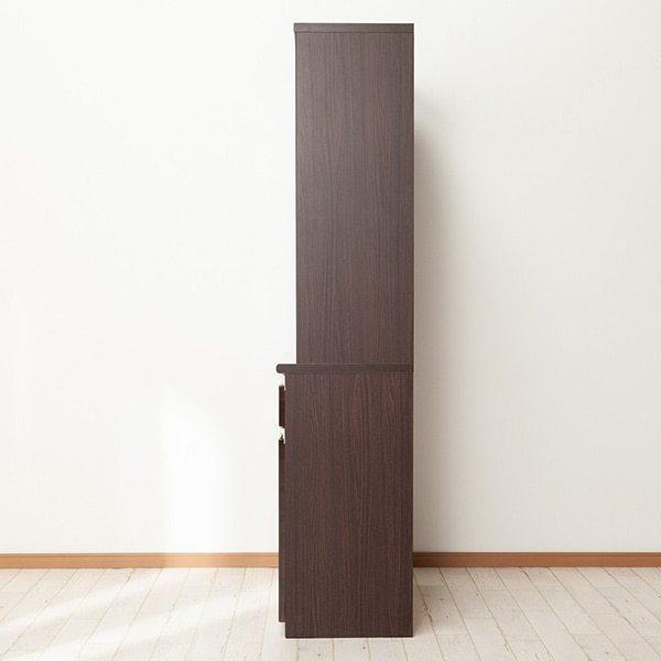 ニトリ（NITORI） 幅70cm 食器棚(アルミナ2 70DBDBR) 限定価格：1/5迄