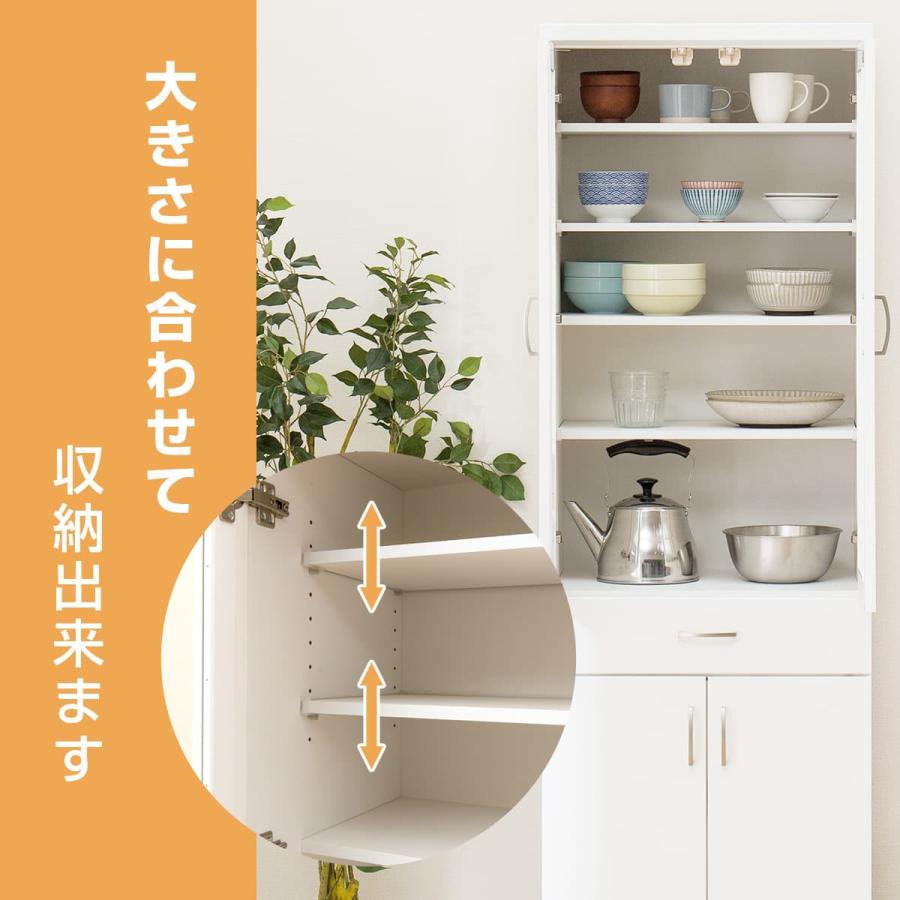 ニトリ（NITORI） 食器棚(コパン T 60DB WH) : ニトリ Yahoo!店 - 通販