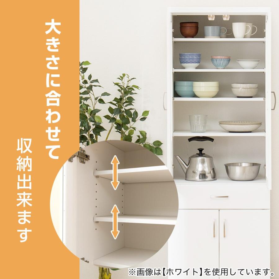 ニトリ 幅60cm 食器棚(コパン T 60DB DBR) キッチンボード ニトリ 幅60cm 食器棚(コパン T 60DB DBR) キッチンボード