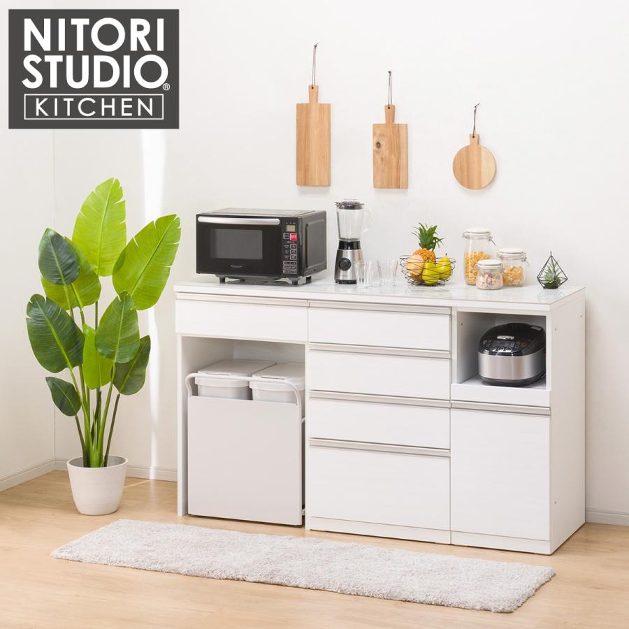 ニトリ キッチンカウンター(ダストボックス付き セラミック天板 ニトリ キッチンカウンター(ダストボックス付き セラミック天板