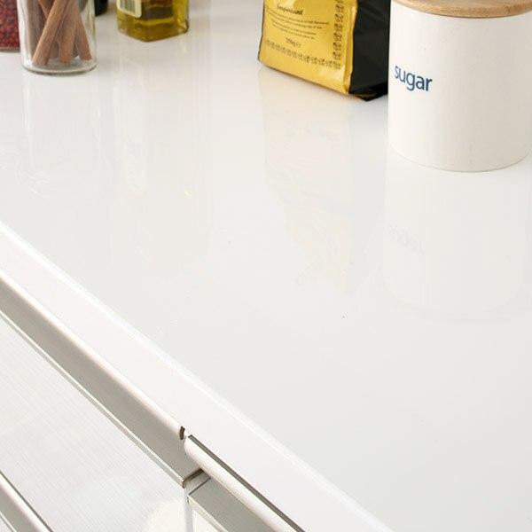 ニトリ　リガーレ　ホワイト　ロータイプ　120cm キッチンボード(上置き付き リガーレ120KB WH) | ニトリネット