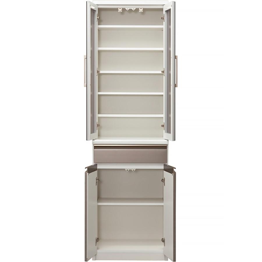 ニトリ（NITORI） 幅60cm 食器棚(ラピス 60 タンゴ) キッチンボード