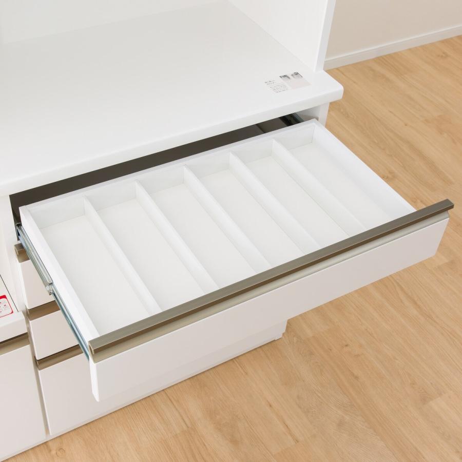 ニトリ（NITORI） 幅120cm キッチンボード(ラピス 120 ホワイト