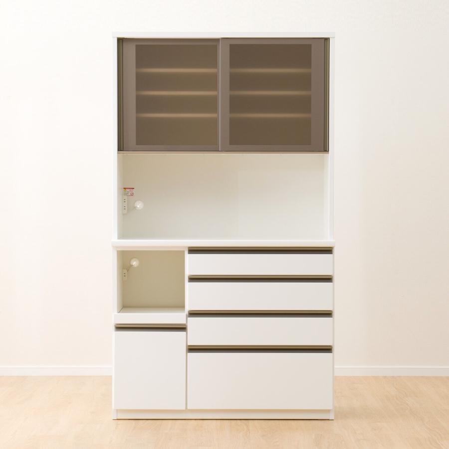 ニトリ（NITORI） 幅120cm キッチンボード(ラピス 120 ホワイト