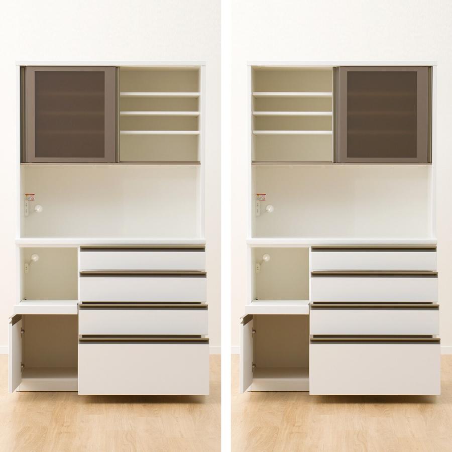 ニトリ（NITORI） 幅120cm キッチンボード(ラピス 120 ホワイト