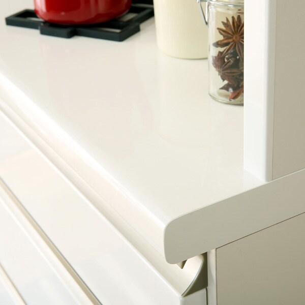 ニトリ（NITORI） 幅120cm キッチンボード(ラピス 120 ホワイトウッド