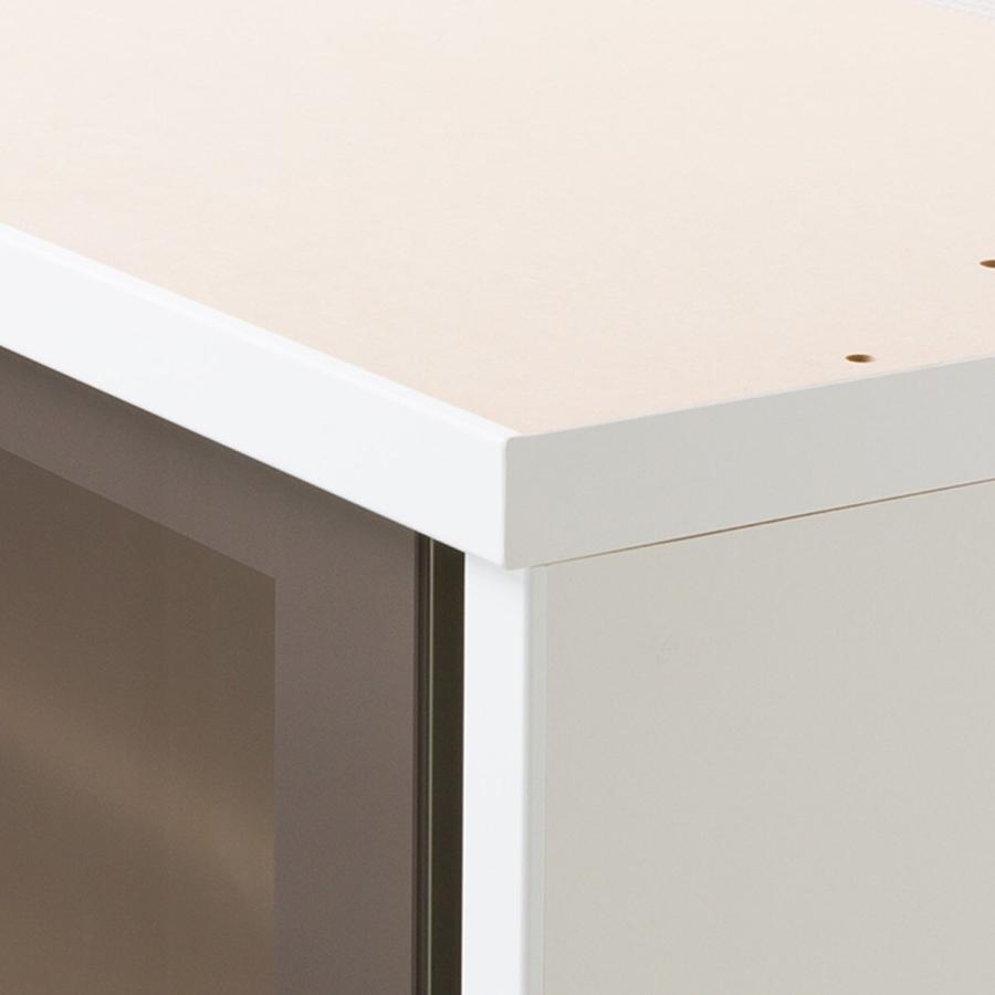 ニトリ　キッチンボード　カップボード　食器棚　ラガーレ　幅140cm 白 ニトリ（NITORI） 幅140cm キッチンボード(ラピス 140 ホワイト