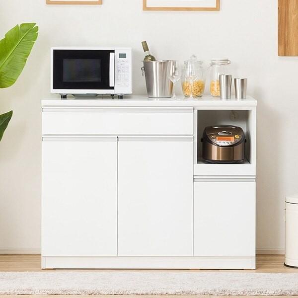 ニトリキッチンカウンター120cm キッチン収納食器棚A051