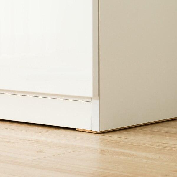 奈良発 ニトリ UPレジューム90 食器棚 ハイタイプ キッチン レンジボード ニトリ 幅90 キッチンボード(レジューム 90TF-H WH/90SH-R WH