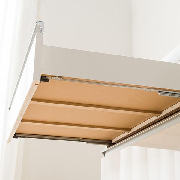 ニトリ（NITORI） 幅90 キッチンボード(レジューム 90TF-H WH/90QL-R