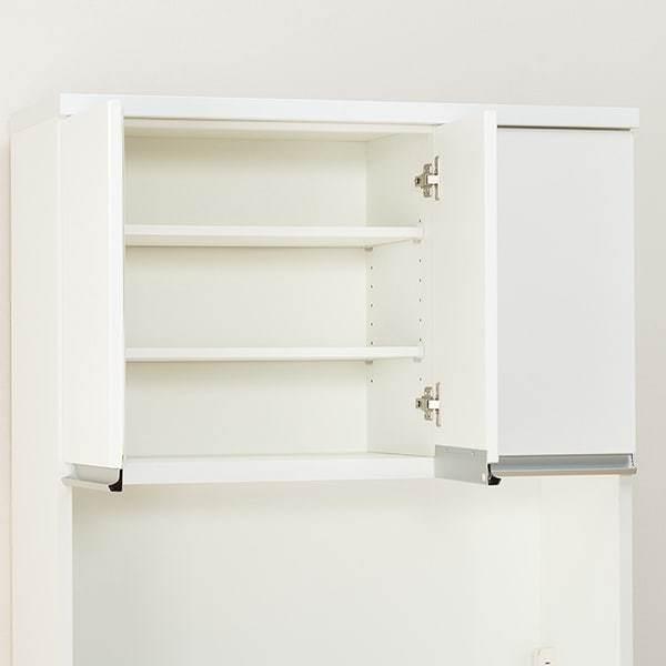 ニトリ 幅90 キッチンボード(レジューム 90TF-H WH/90QL-R WH