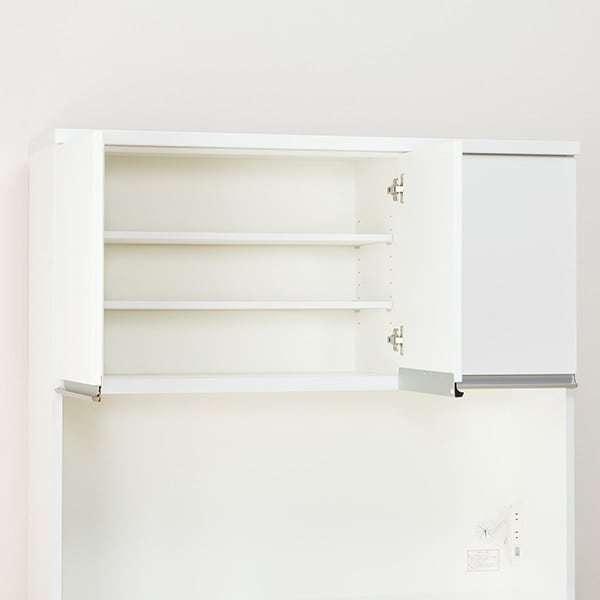 ニトリ 幅120cm キッチンボード( レジューム120-2TF-H WH/120