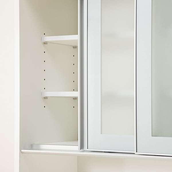 ニトリ（NITORI） 幅90 キッチンボード(レジューム 90AG-S WH/90TL-R