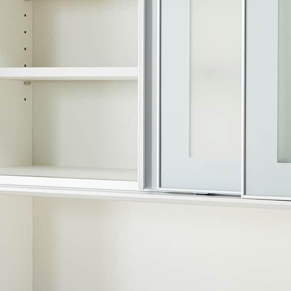 【美品】ニトリキッチンボード　レジューム120cm 送料込み 楽天市場】[幅120cm] キッチンボード ( レジューム120-2TG-S WH/120