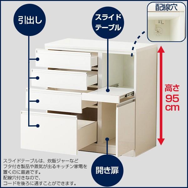 ニトリ 幅90 キッチンボード(レジューム 90TG-S WH/90QH-R WH ニトリ 幅90 キッチンボード(レジューム 90TG-S WH/90QH-R WH