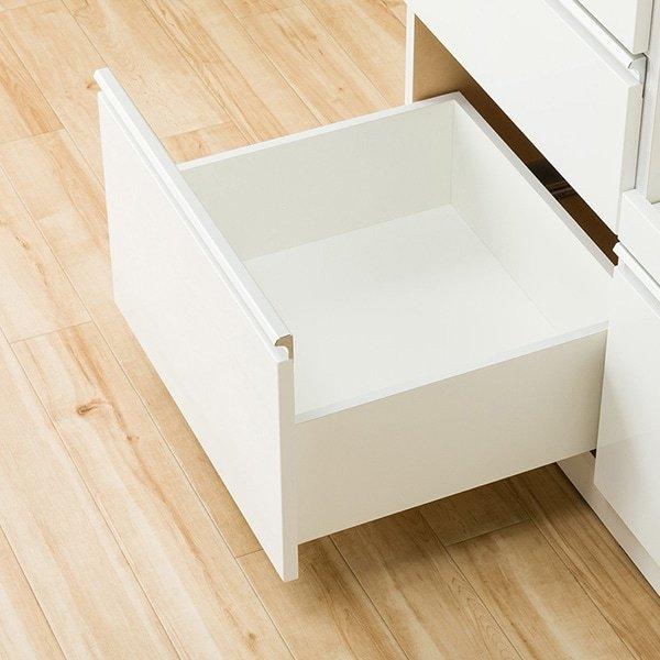 ニトリ（NITORI） 幅90 キッチンボード(レジューム 90TG-S WH/90QL-R