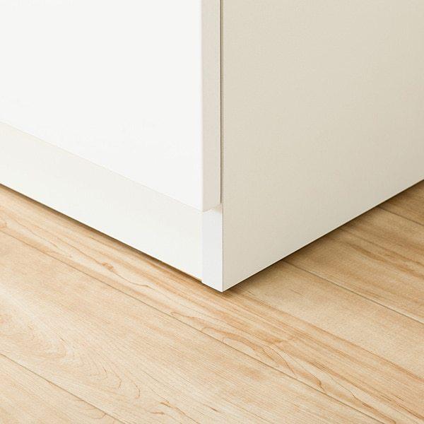 ニトリ（NITORI） 幅150cm 食器棚(レジューム 150TG-S WH/150TH-R WH