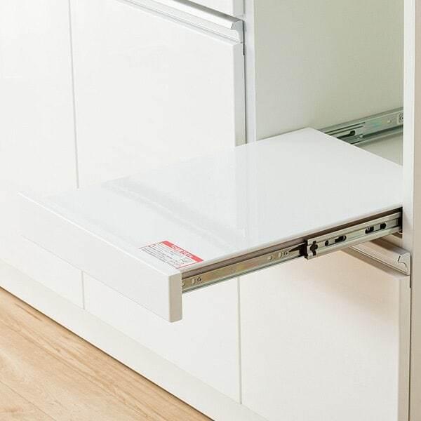 ニトリ　キッチンボード　ホワイト　幅120 ニトリ 幅120cm キッチンボード( レジューム120-2TG-S WH/120
