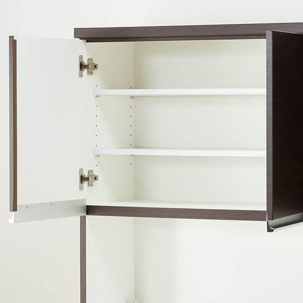 【ニトリ】レジューム 150TF-H DBR/150SL-R DBR【食器棚】 キッチンボード(レジューム 150TF-H DBR/150TH-R DBR) | ニトリネット