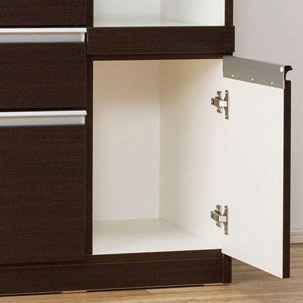 ニトリ（NITORI） 幅120cm キッチンボード( レジューム120-2TF-H DBR