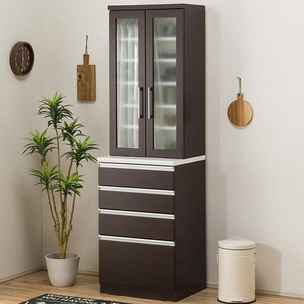 送料無料 激安 お買い得 キ フト 食器棚 レジューム 60tg H Dbr 60sh ニトリ 配送員設置 5年保証 Babylonrooftop Com Au