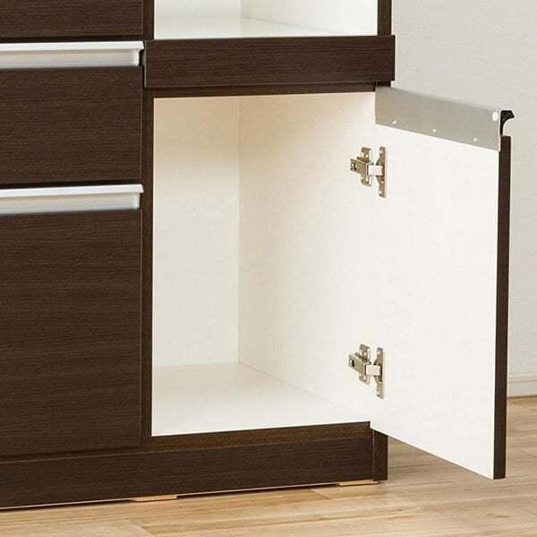 ニトリ 幅90 キッチンボード(レジューム 90AG-S DBR/90SH-R DBR