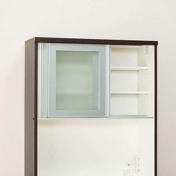 ニトリ 幅90 キッチンボード(レジューム 90AG-S DBR/90SH-R DBR