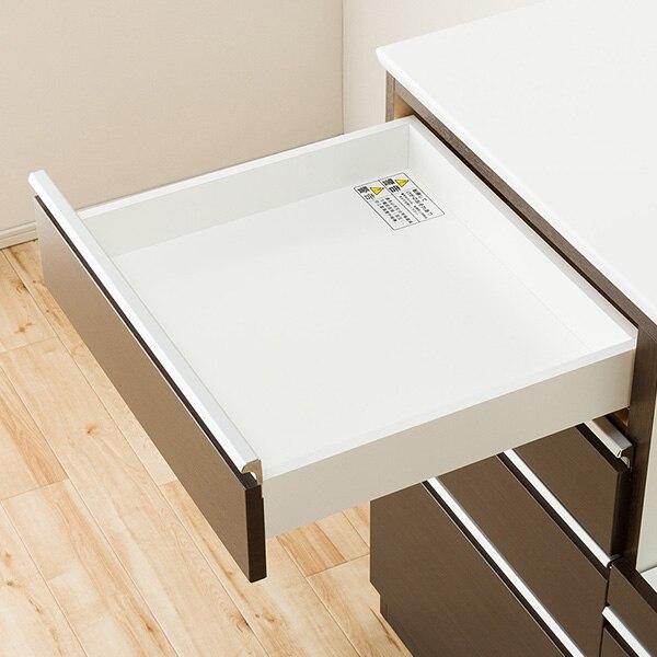 ニトリ（NITORI） 幅90 キッチンボード(レジューム 90AG-S DBR/90QH-R