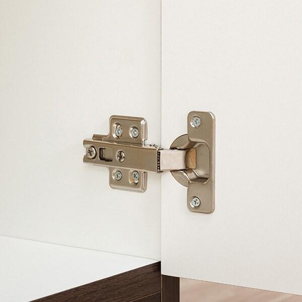 ニトリ（NITORI） 幅150cm 食器棚(レジューム 150AG-S DBR/150QL-R DBR