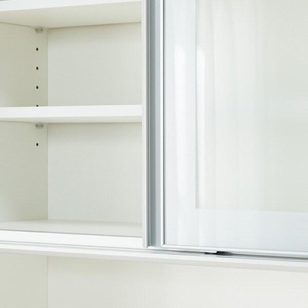 ニトリ（NITORI） 幅150cm 食器棚(レジューム 150AG-S DBR/150QL-R DBR