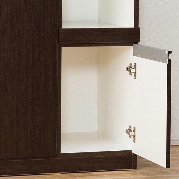 ニトリ（NITORI） 幅120cm キッチンボード( レジューム120-2AG-S DBR