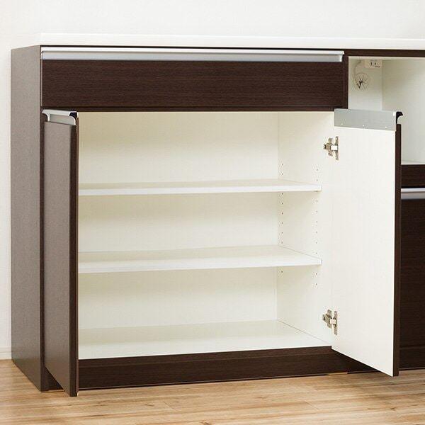 ニトリ 幅120cm キッチンボード( レジューム120-2AG-S DBR/120