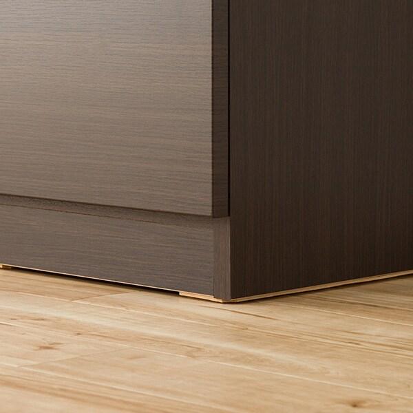 ニトリ（NITORI） 幅90 キッチンボード(レジューム 90TG-S DBR/90TL-R