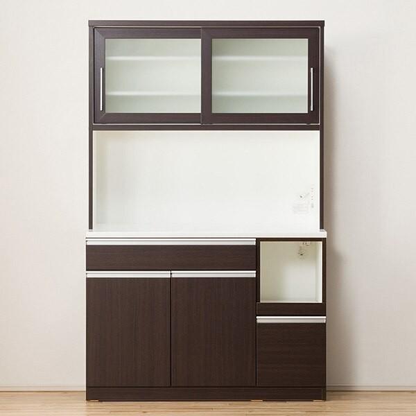 ニトリ（NITORI） 幅120cm キッチンボード( レジューム120-2TG-S DBR