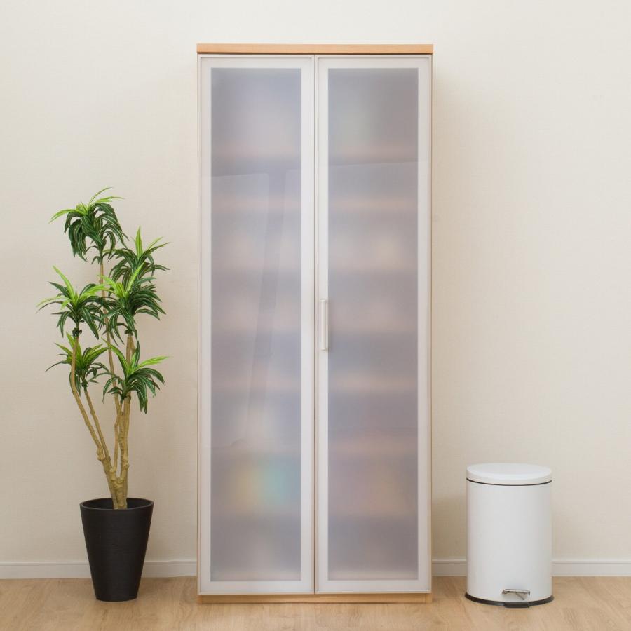 ☆NITORI/ニトリ☆食器棚 収納家具 キッチン収納 ガラス扉□880×420