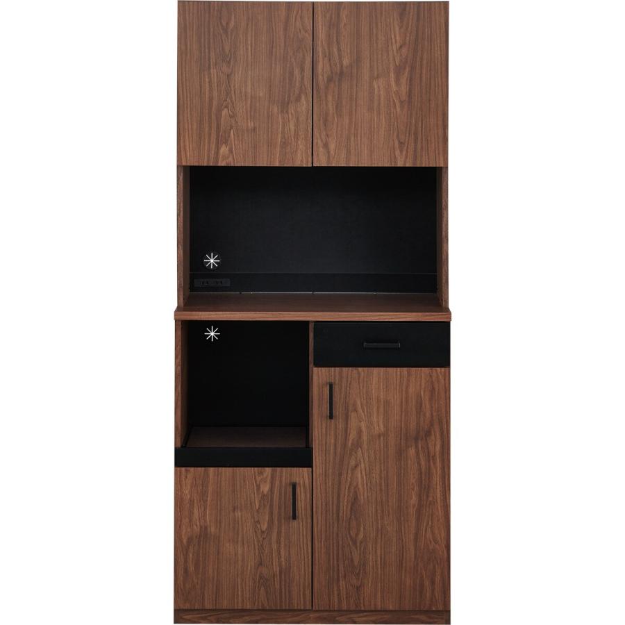 ニトリ 幅80cm キッチンボード(SA311 80KD MBR)食器棚 ニトリ 幅80cm キッチンボード(SA311 80KD MBR)食器棚