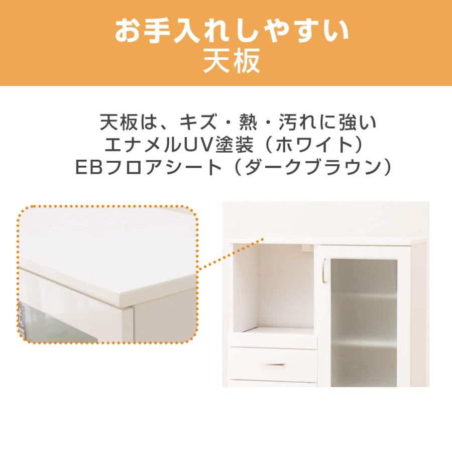 価格交渉OK◎レンジボード ニトリ ホワイト 80cm ニトリ（NITORI） レンジボード (コパン T 80MRB WH) : ニトリ Yahoo