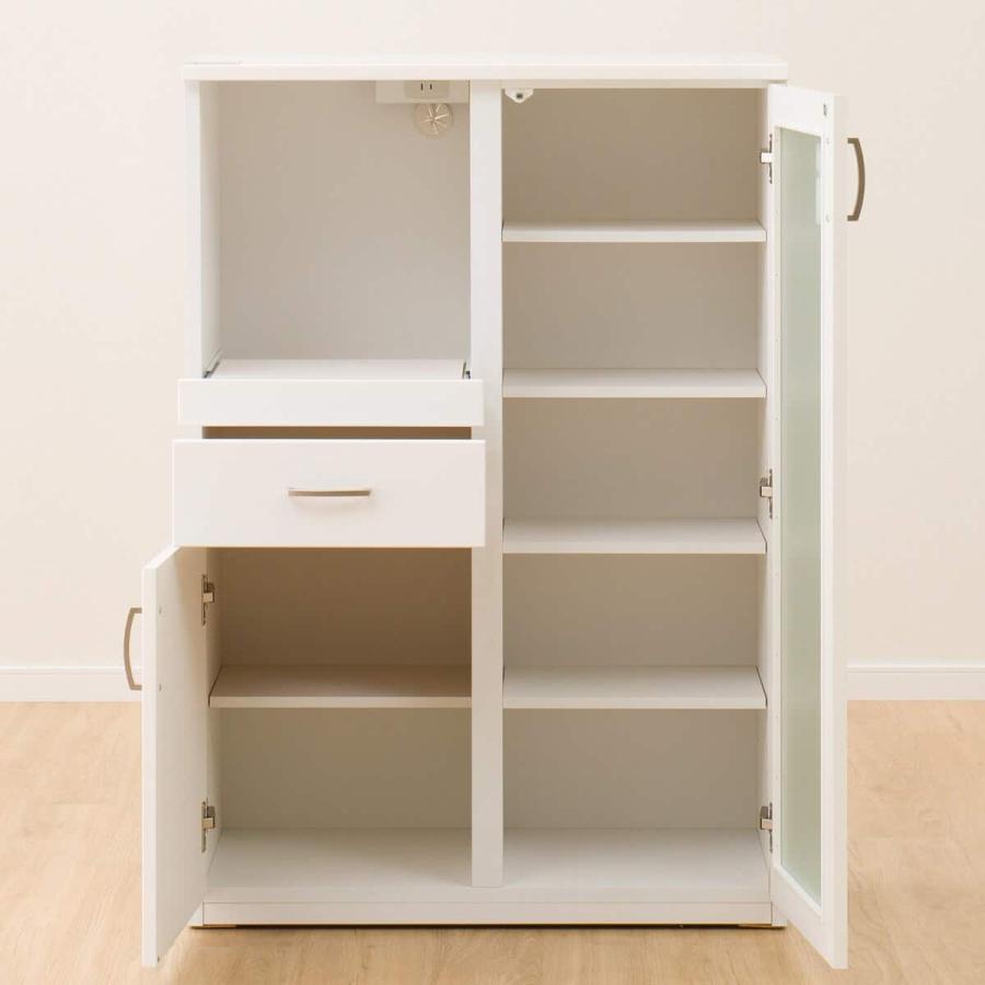 ニトリ（NITORI） レンジボード (コパン T 80MRB WH) : ニトリ Yahoo