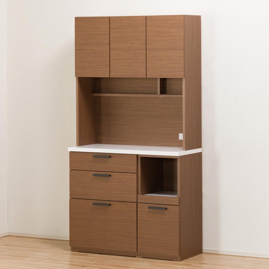 ニトリ（NITORI） 幅100cm キッチンボード (ソレル 100KB MBR