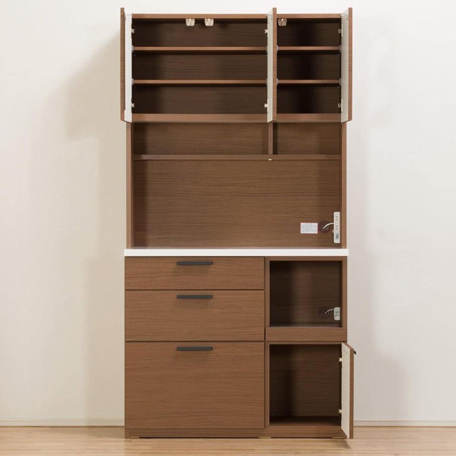 ニトリ（NITORI） 幅100cm キッチンボード (ソレル 100KB MBR