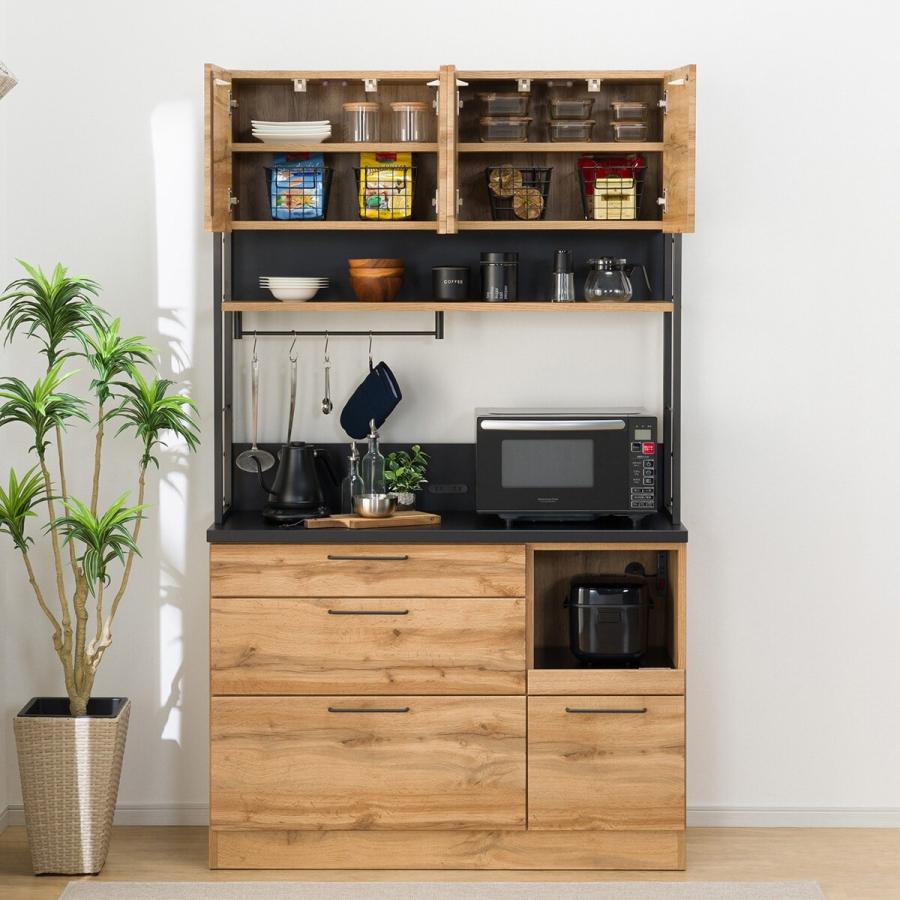 ザキヲ　ニトリキッチンボード(IM301 120 LBR) ライトブラウン 楽天市場】キッチンボード (IM301 120OP LBR) ニトリ 【配送員設置商品