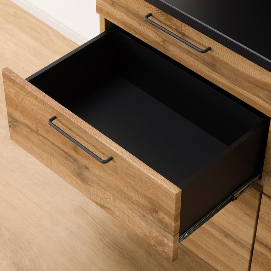 【もてぃ】ニトリ　食器棚　キッチンボード(IM301 100OP LBR) ニトリ 幅100cm キッチンボード(IM301 100OP LBR) 期間限定価格