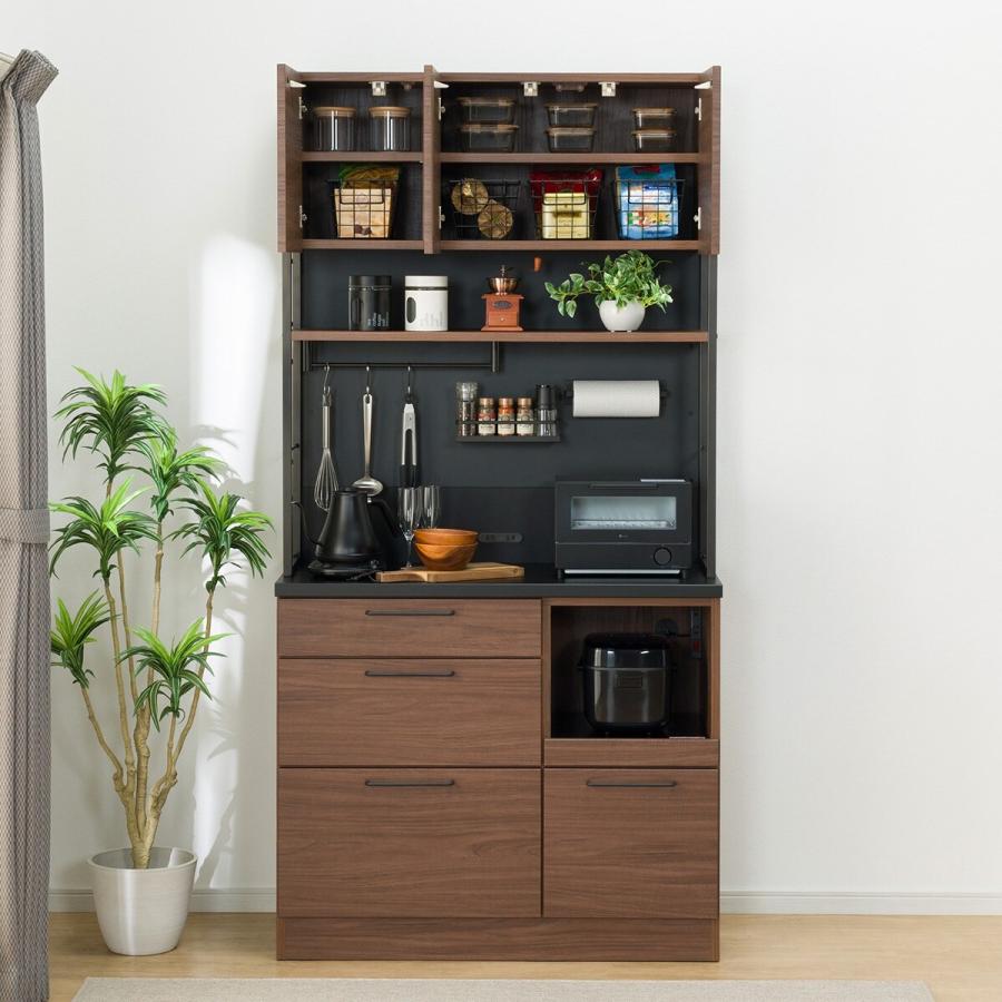 【超美品‼️】定価104,000円♪ ニトリ 100cm幅キッチンボード ニトリ（NITORI） 幅100cm キッチンボード(IM301 100MG MBR) : ニトリ