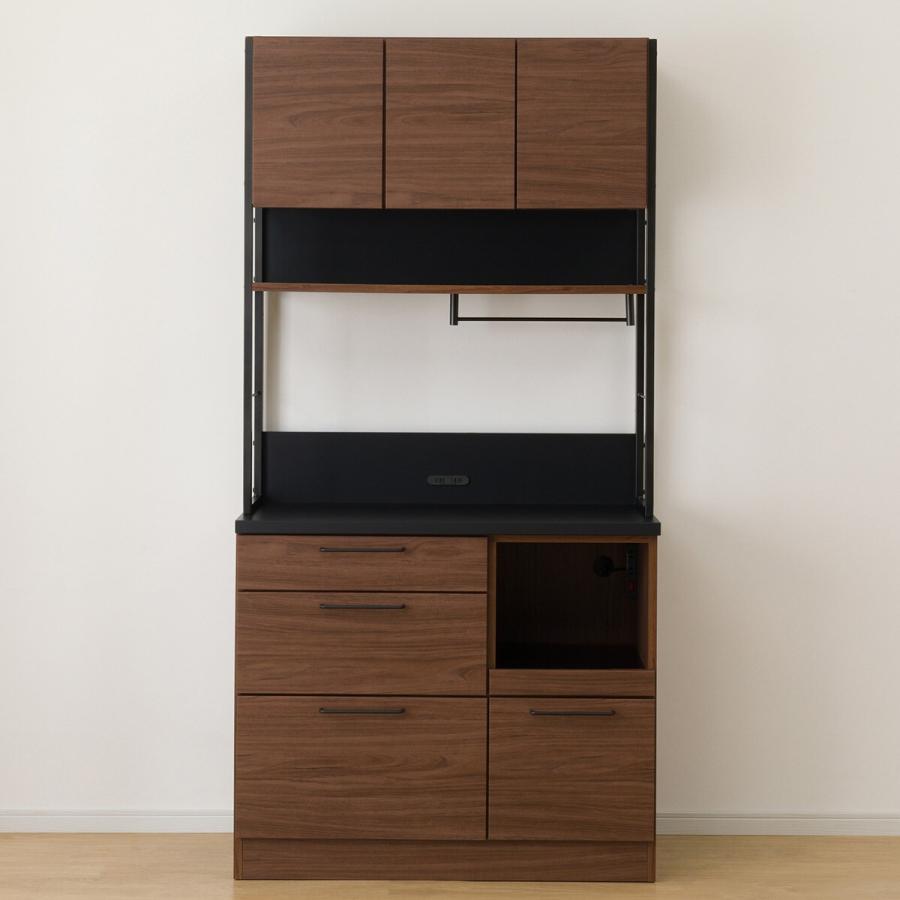 【超美品‼️】定価104,000円♪ ニトリ 100cm幅キッチンボード ニトリ（NITORI） 幅100cm キッチンボード(IM301 100MG MBR) : ニトリ