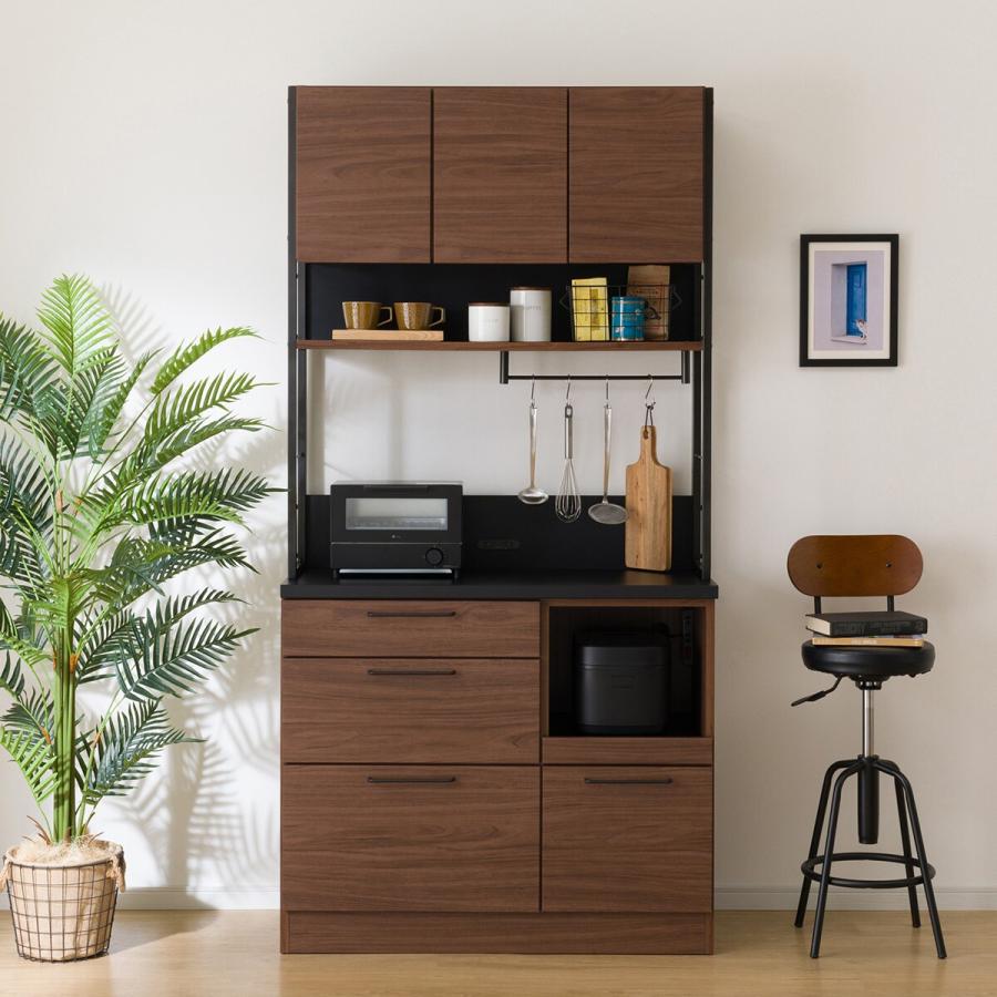 【最安値】ニトリ　キッチンボード　幅100 送料込み ニトリ（NITORI） 幅100cm キッチンボード(IM301 100OP MBR) : ニトリ