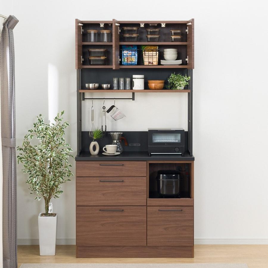 ニトリ（NITORI） 幅100cm キッチンボード(IM301HQ 100OP MBR) ニトリ