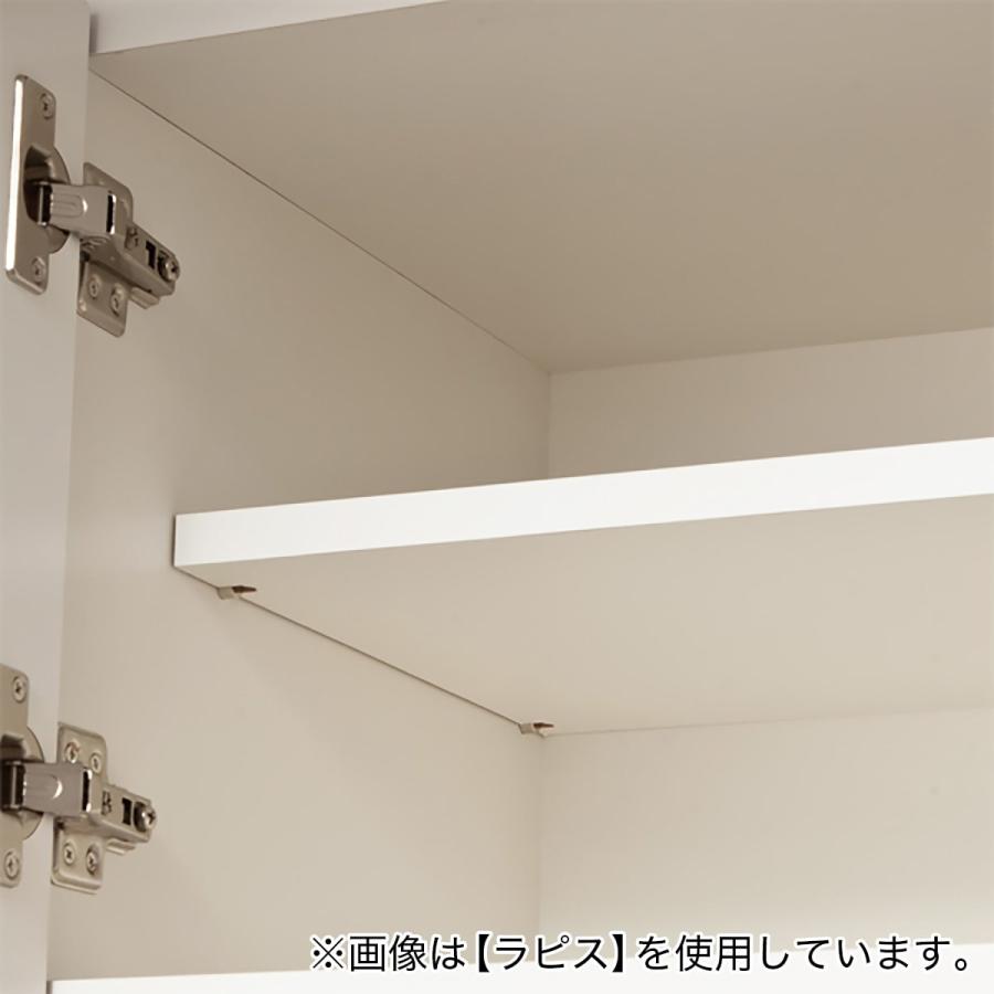 上置き(ラピス2BK157 マットライト H33)食器棚 ダイニングボード キッチン収納 レンジラック レンジ台 キッチンラック カップボード ニトリ 【ブラウン】