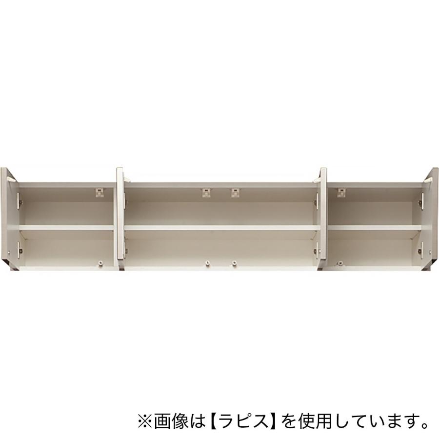 ニトリ 幅157cm 上置き(ラピス2BK157 ホワイトウッド H33)食器棚 ニトリ 幅157cm 上置き(ラピス2BK157 ホワイトウッド H33)食器棚