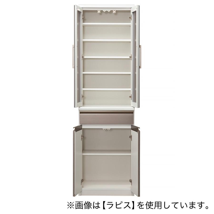 ニトリ（NITORI） 食器棚 (ラピス2BK60 ゼブラホワイト) : ニトリ